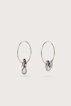 Earrings|Jewelry>Cult Gaia JUNO EARRING - Shiny Silver