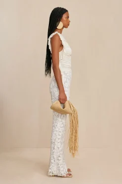 Bottoms>Cult Gaia KACI PANT - Off White