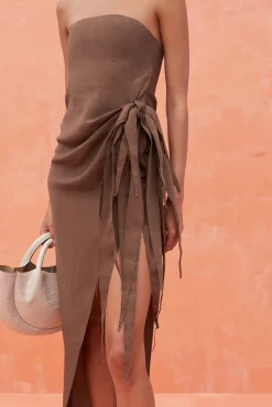 Dresses>Cult Gaia KELLI DRESS - Affogato