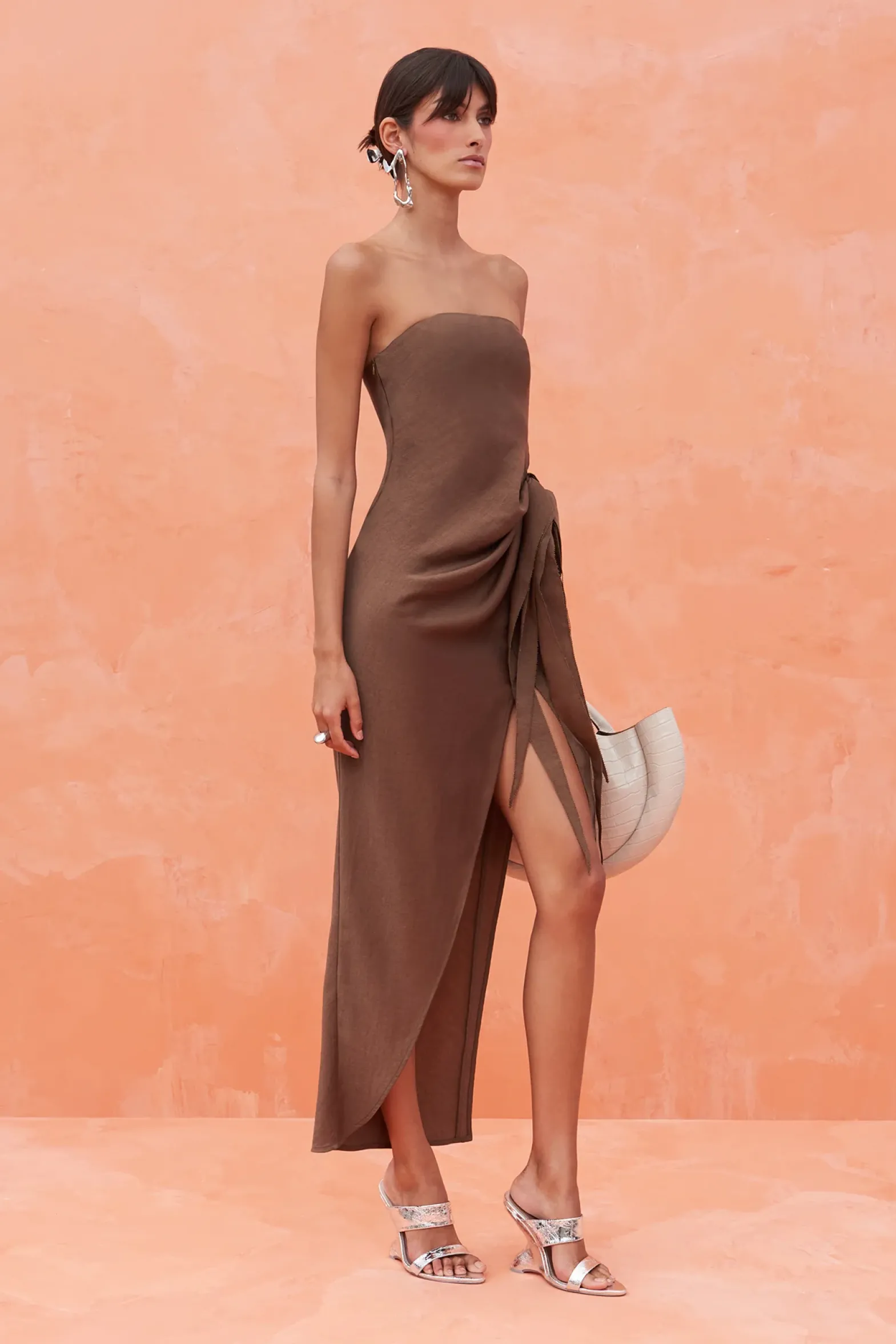 Dresses>Cult Gaia KELLI DRESS - Affogato