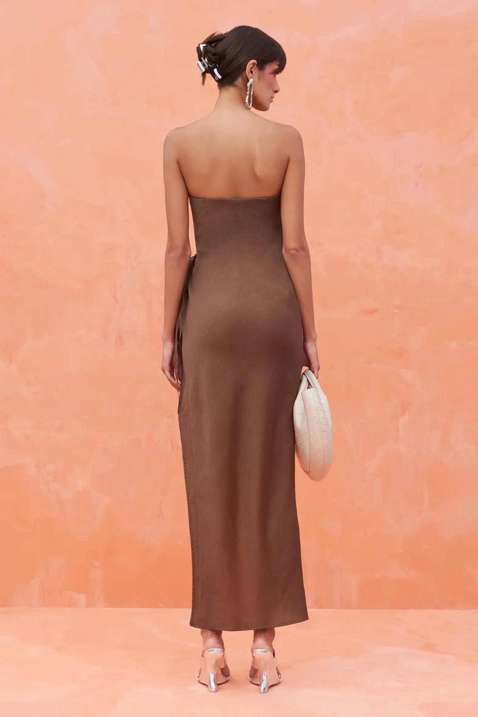 Dresses>Cult Gaia KELLI DRESS - Affogato