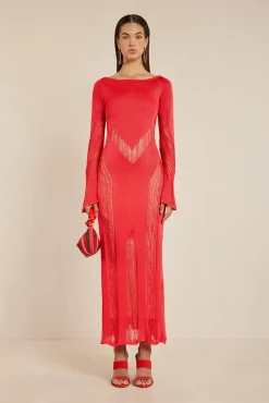 Knits|Dresses>Cult Gaia KENNON KNIT DRESS - Lollipop