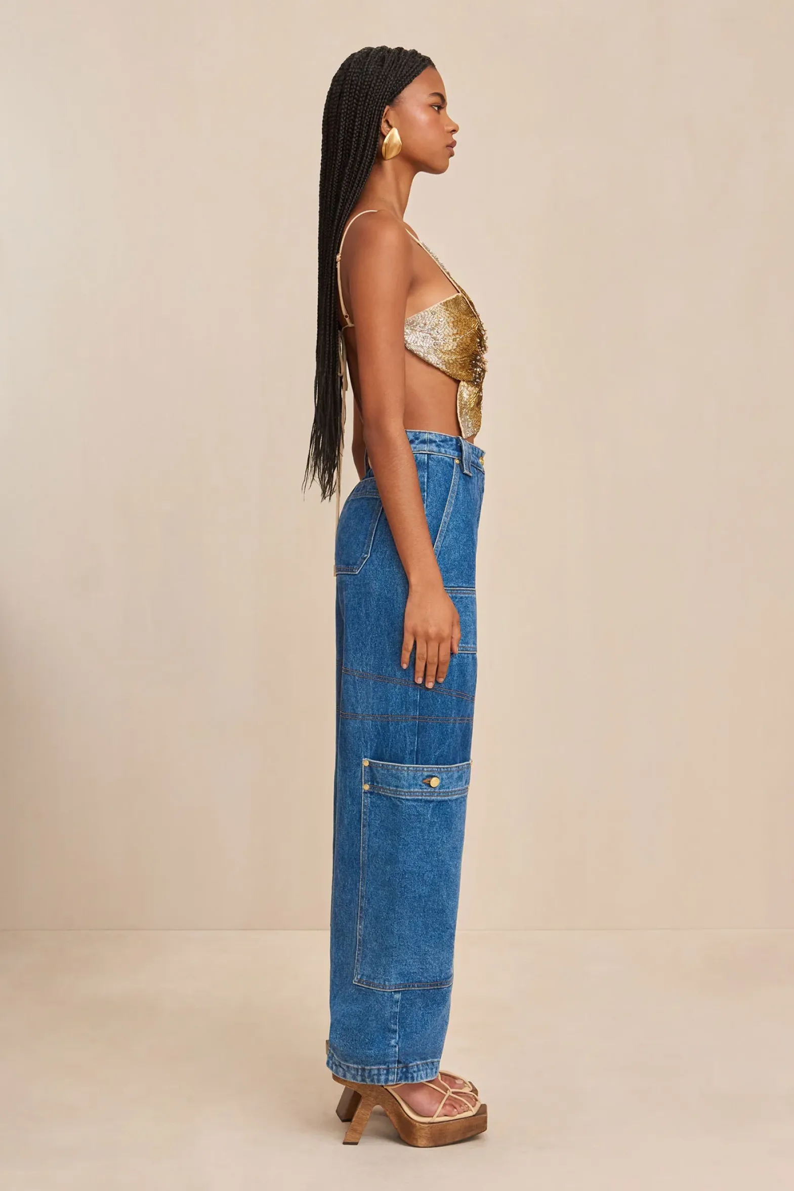 Tops>Cult Gaia LANCE TOP - MULTI Beach