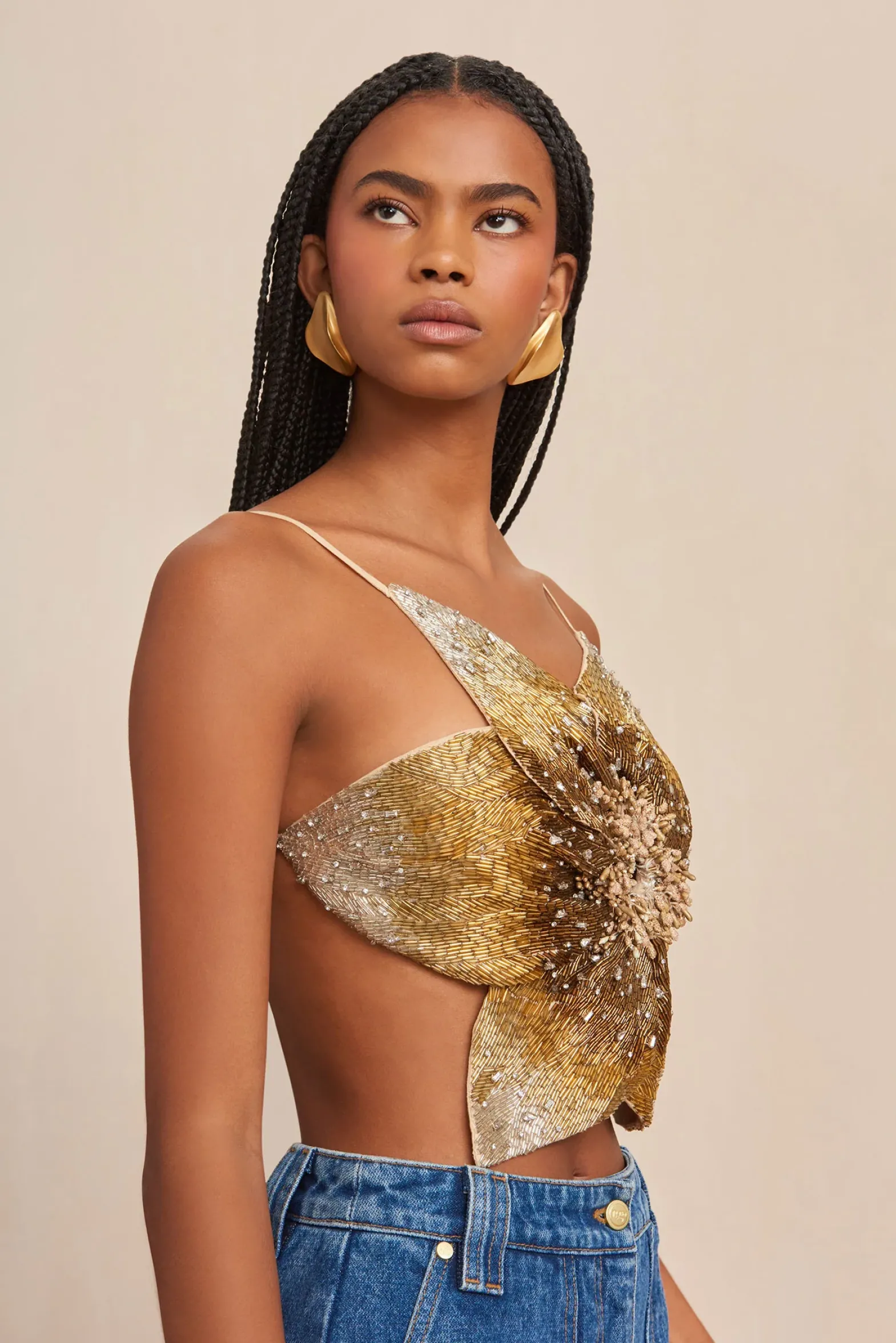 Tops>Cult Gaia LANCE TOP - MULTI Beach