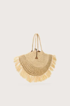 Tote Bags>Cult Gaia LUCIA TOTE - Natural