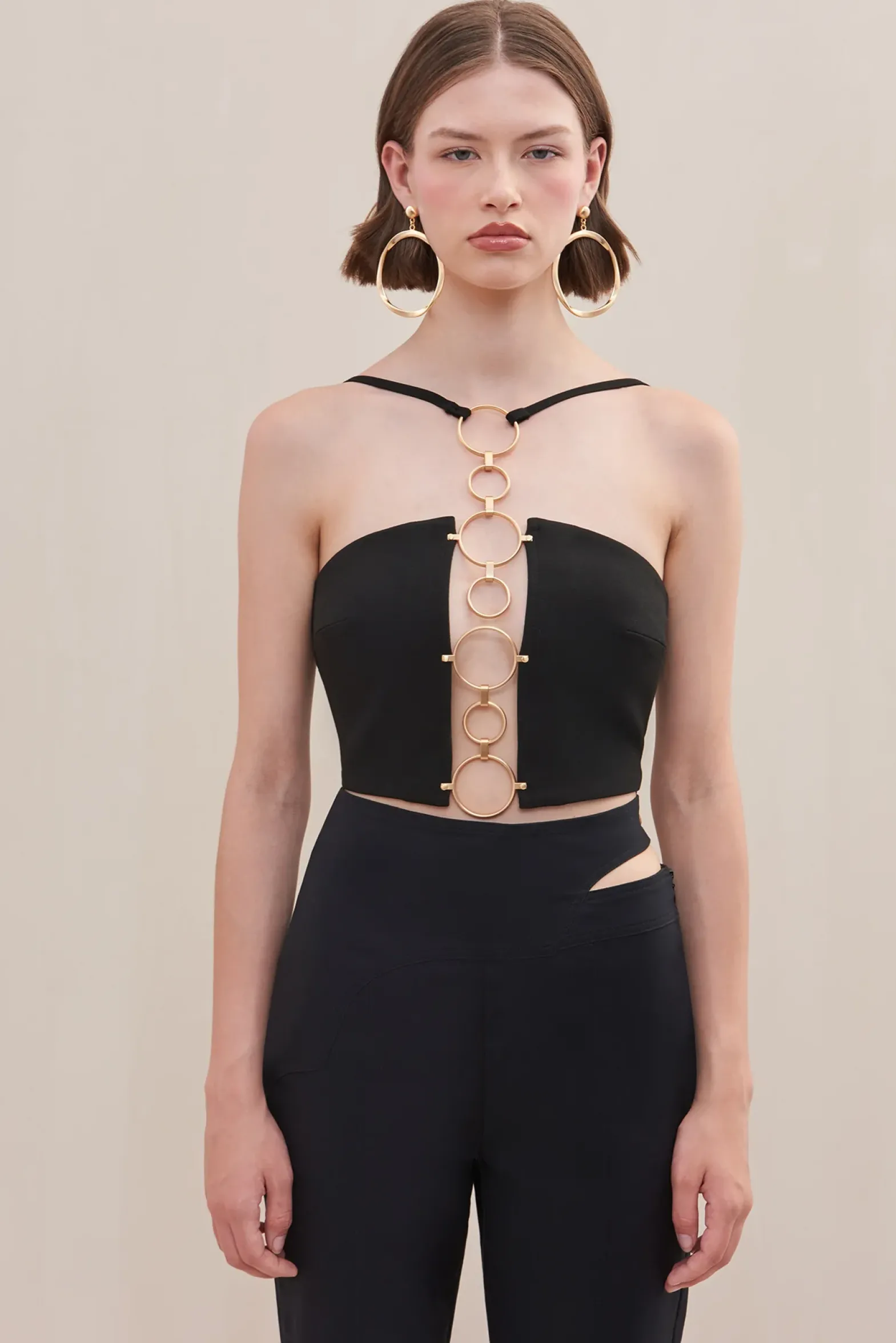 Sets|Tops>Cult Gaia MADDIE TOP - Black