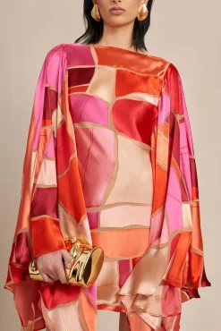 Dresses>Cult Gaia MADRIGAL DRESS - LOLLIPOP MOSAIC Lollipop Multi