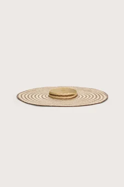 Hats|Accessories>Cult Gaia MAGDA VISOR - Soil Multi