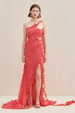 Dresses|Gowns>Cult Gaia MICOLA GOWN - Sunkiss