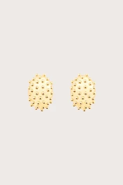 Earrings|Jewelry>Cult Gaia NAJIA EARRING - Shiny Brass