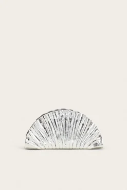 Mini Bags|Clutches>Cult Gaia NALA MINI CLUTCH - Silver