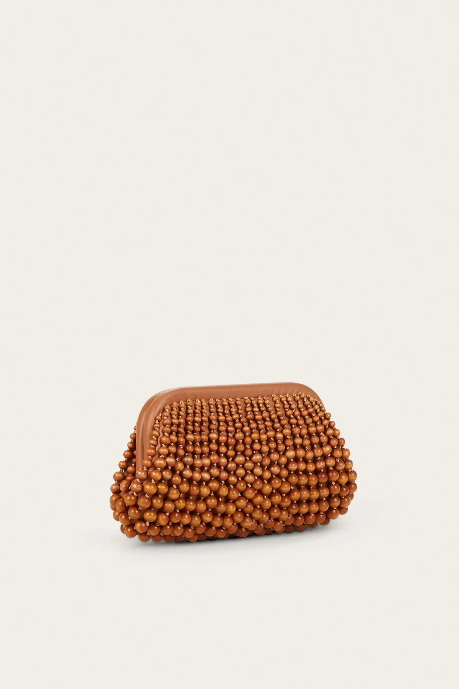 Clutches>Cult Gaia NIA CLUTCH - Chestnut