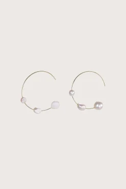 Earrings|Jewelry>Cult Gaia NUBIA EARRING - Pearl