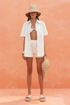 Sets|Bottoms>Cult Gaia OBY SHORT - Off White