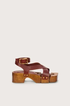 Shoes>Cult Gaia PEPPA CLOG - Mahogany