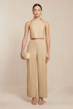 Tops>Cult Gaia POLI TOP - Champagne