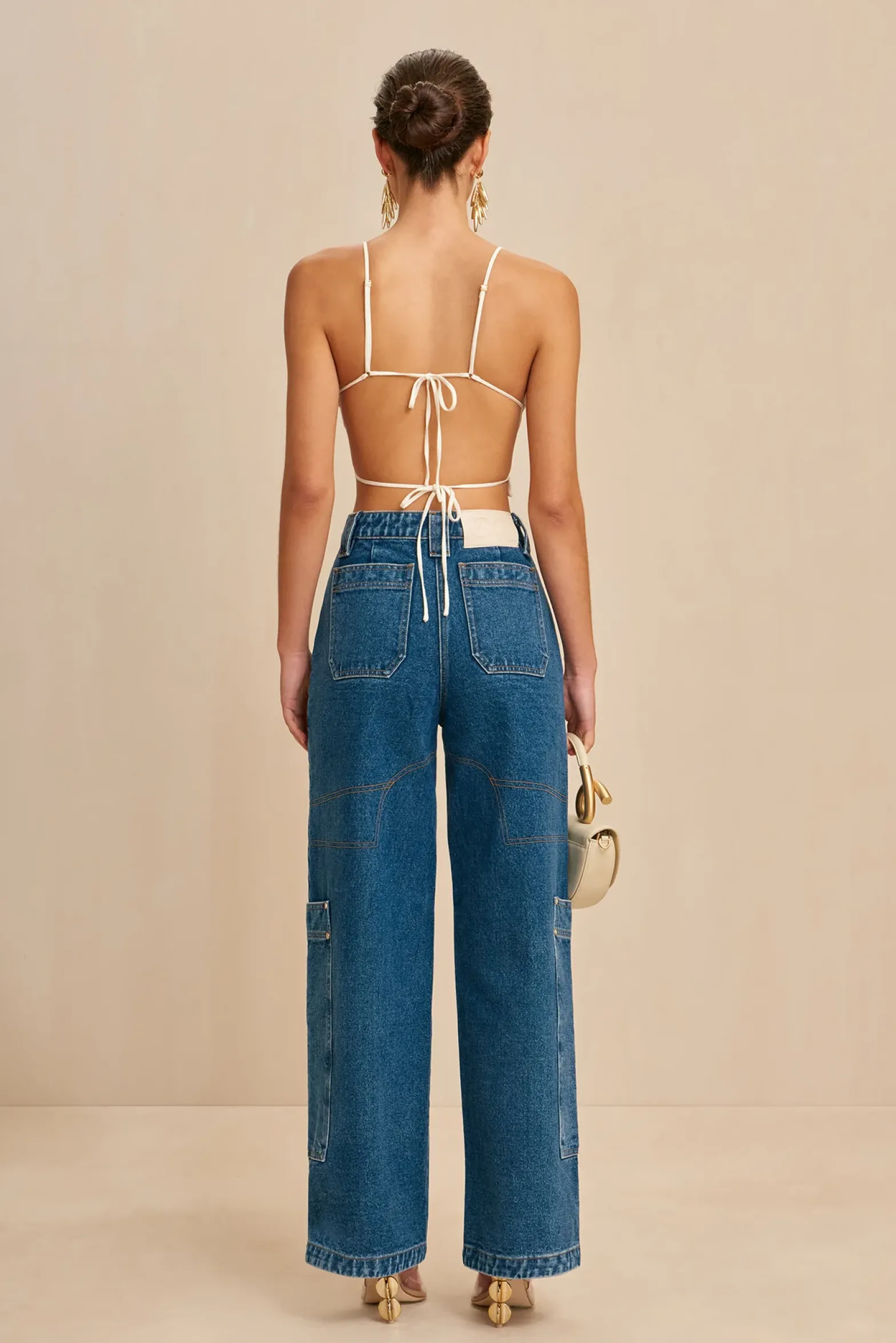 Tops>Cult Gaia RACHEL TOP - Off White