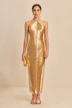 Gowns>Cult Gaia RENATA GOWN - Gold