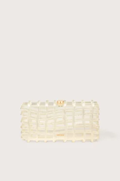 Clutches>Cult Gaia RINA CLUTCH - IVORY