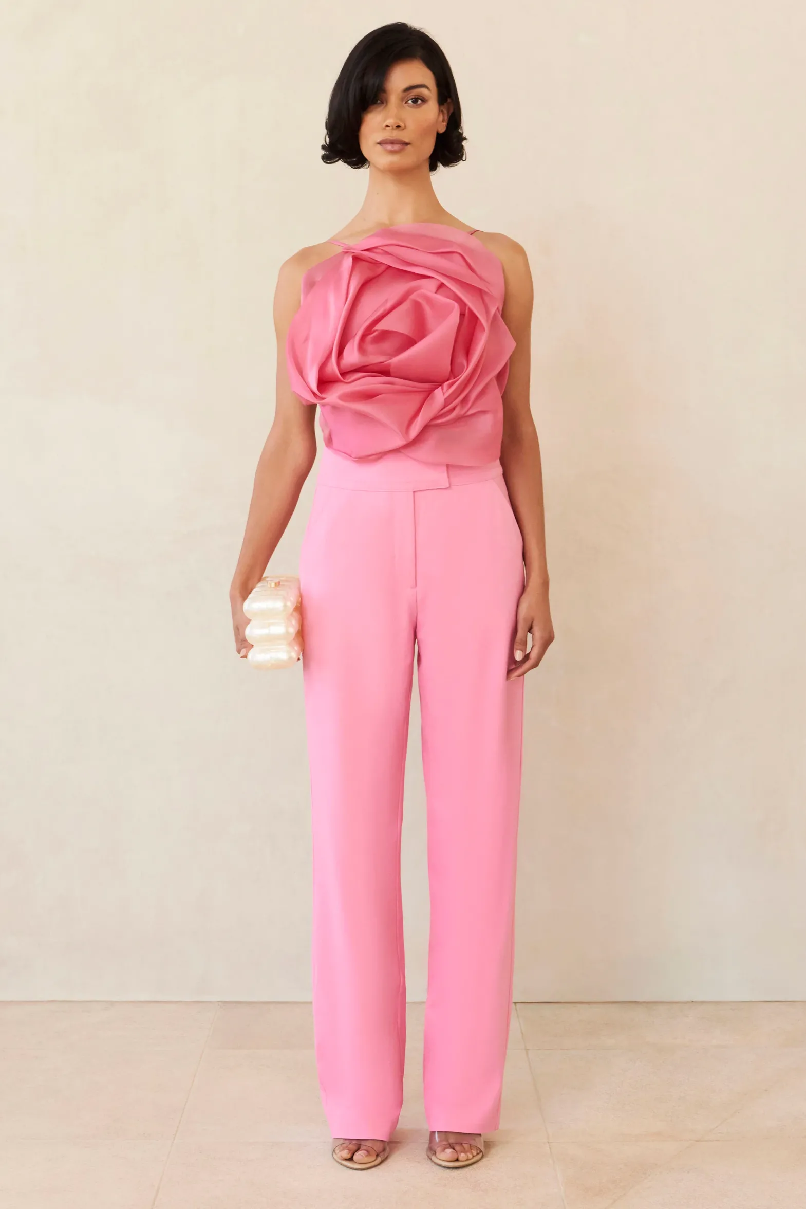 Tops>Cult Gaia ROSA TOP - Rosado