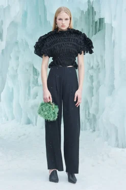 Tops|Knits>Cult Gaia ROSLYN KNIT TOP - Black