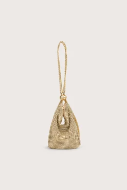 Mini Bags>Cult Gaia RUE WRISTLET BAG - Sand Dollar