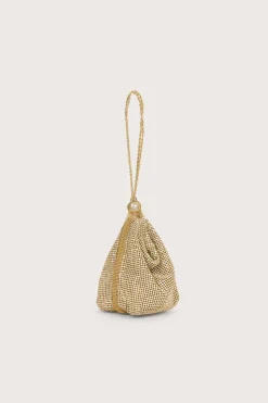 Mini Bags>Cult Gaia RUE WRISTLET BAG - Sand Dollar