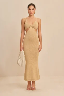Knits>Cult Gaia SERITA DRESS - Sand