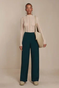 Tops|Knits>Cult Gaia SKIVY KNIT TOP - Mushroom