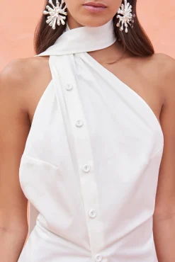 Tops>Cult Gaia SKYE TOP - Off White