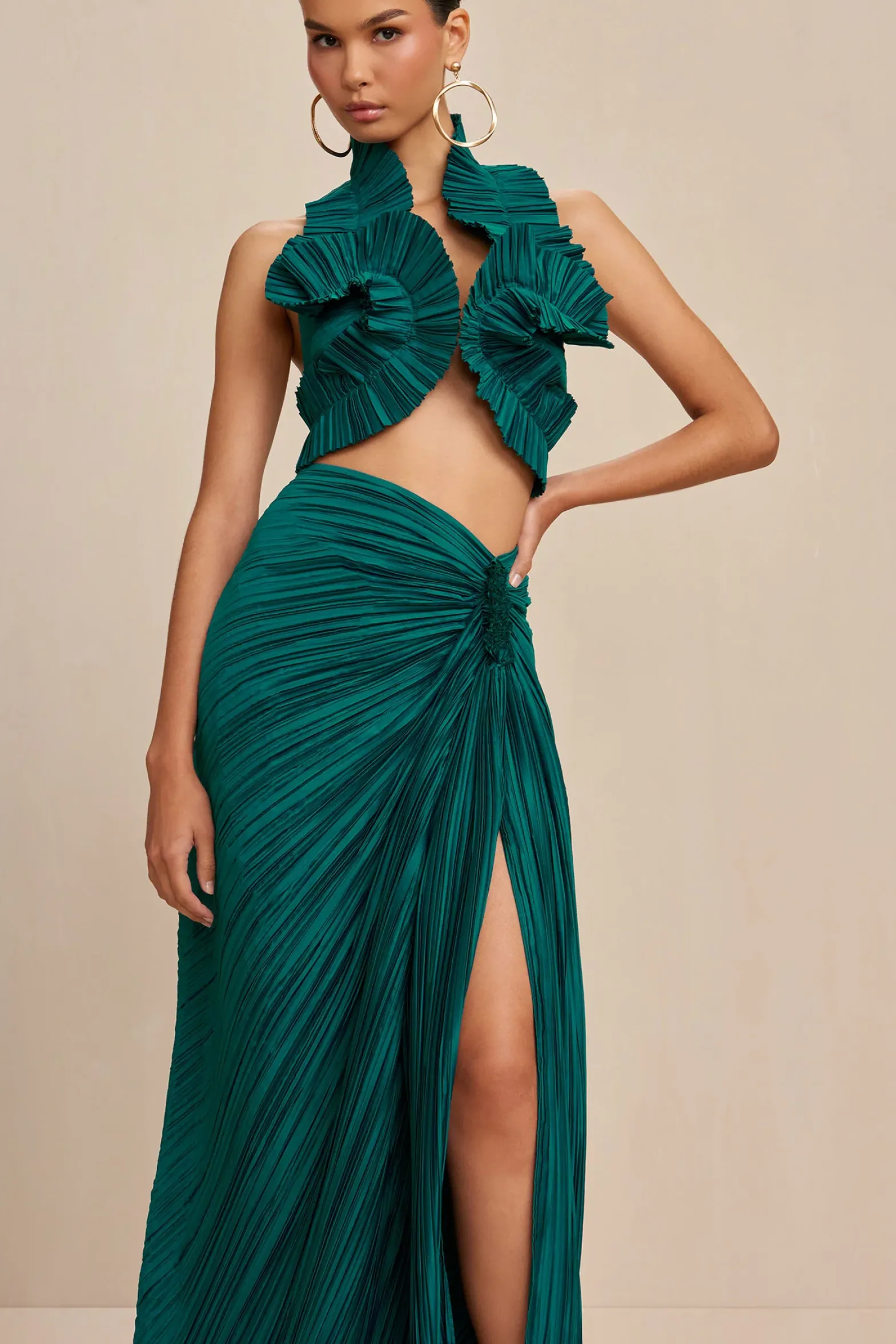 Sets|Bottoms>Cult Gaia SONOMA SKIRT - Seamoss