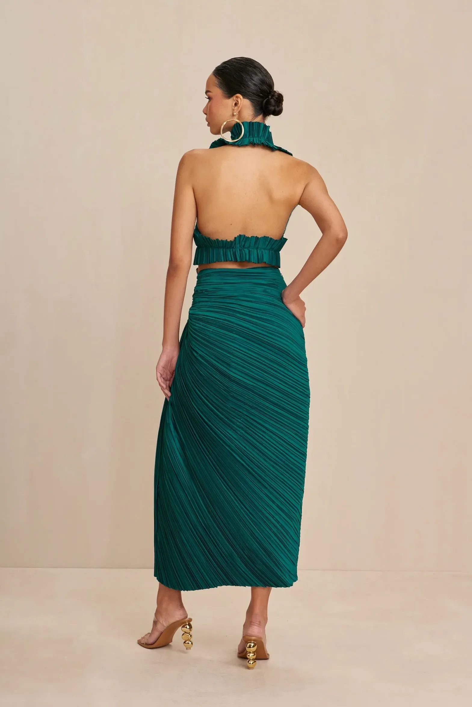 Sets|Bottoms>Cult Gaia SONOMA SKIRT - Seamoss