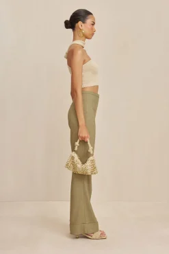 Tops|Knits>Cult Gaia SORINE KNIT TOP - Beach