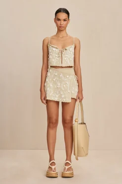 Sets|Bottoms>Cult Gaia TILDA KNIT SKIRT - COMBO Beach