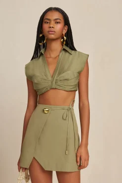 Bottoms>Cult Gaia TOV SKIRT - Tea