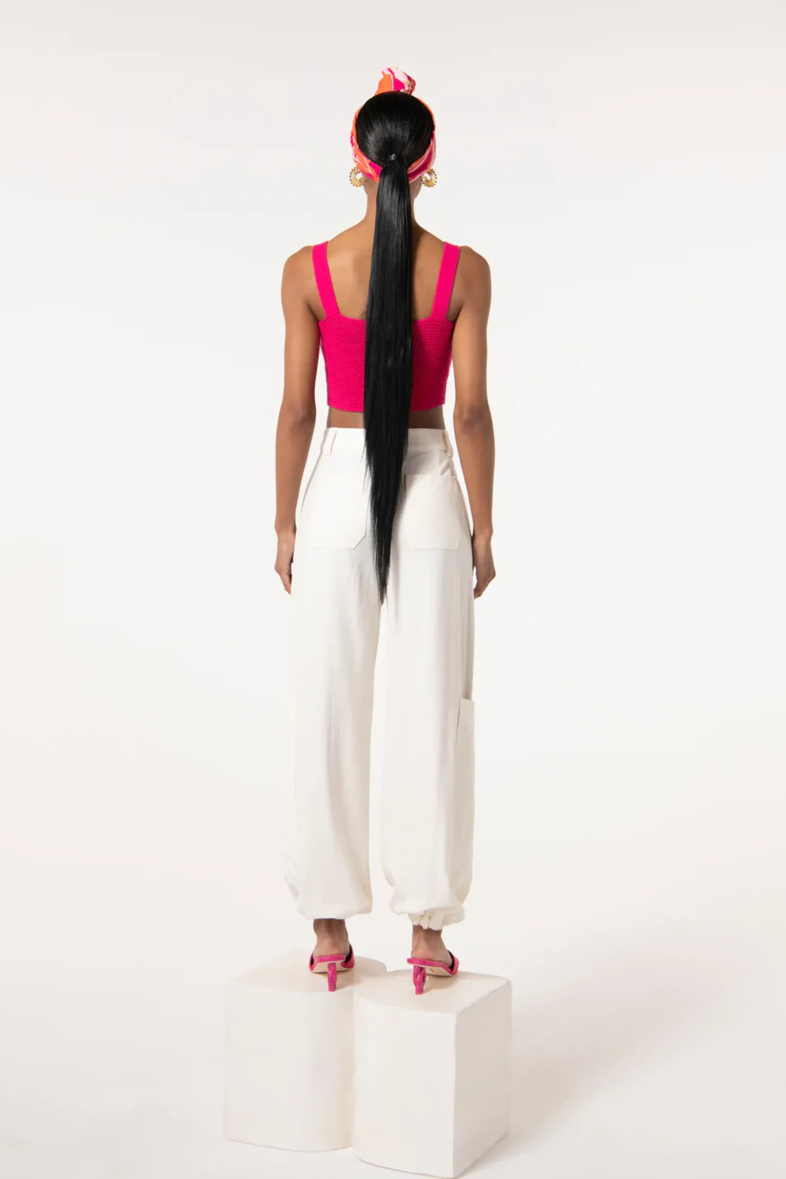 Bottoms>Cult Gaia WYNN PANT - Off White