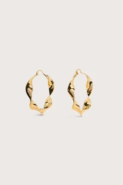 Jewelry|Accessories>Cult Gaia YAEL EARRING - Shiny Brass