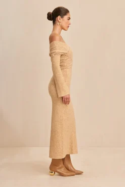 Knits>Cult Gaia ZENNIE KNIT DRESS - Tawn Melange