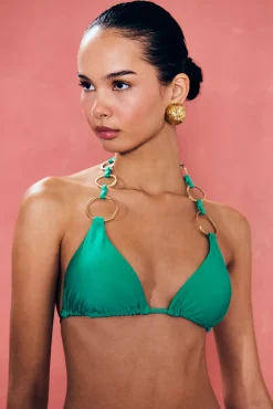 Bikinis>Cult Gaia ZOEY BIKINI TOP - Erba